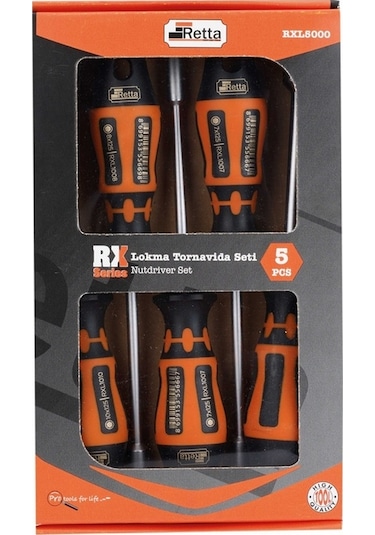 Retta Lokma Tornavida Takımı 05 Mm Rx Series Rxl5000