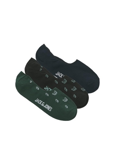 Jacdenım Dog Multı Short Sock 3 Pack Siyah