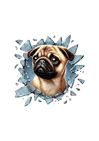 Fulcar French Bulldog Araç Stickerı 1239642