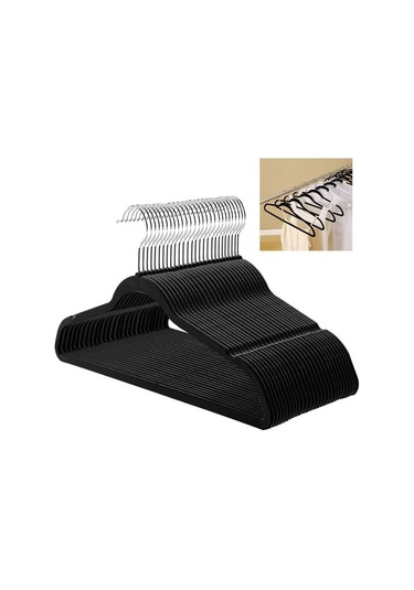 50'li Paket Kauçuk Ve Kaymayan Ekstra Güçlü Plastik Askılar Diğer