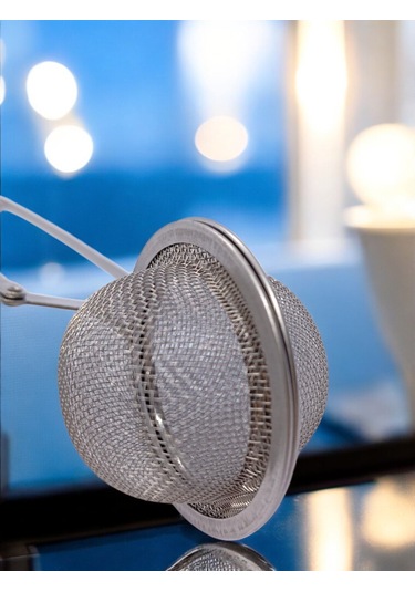 Çelik Çay Demleme Süzgeci Maşalı Pudra Şekeri Kakao Un Eleği