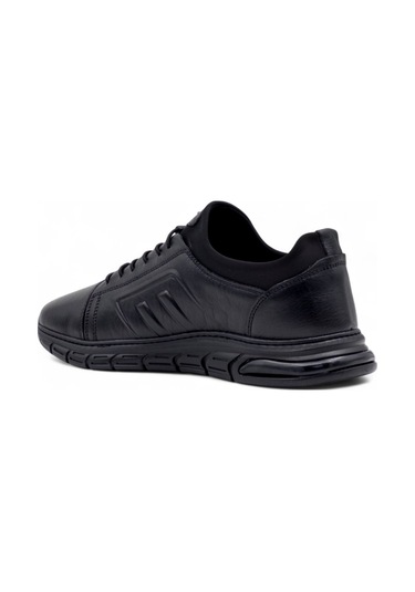 Voyager M271-1 Erkek Hakiki Deri Spor Ayakkabı Siyah