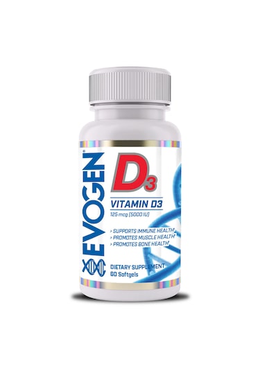 Evogen Vitamin D3 5000 Iu 60 Softgels