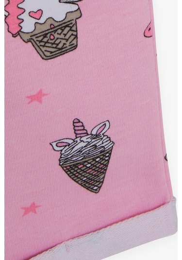 Breeze Kız Bebek Eşofman Takımı Prenses Dinozor Desenli 9 Ay-3 Yaş, Pembe-pembe Pembe