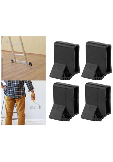 Homyl 4'lü Merdiven Ayakları Tavan Arası Ayağı Siyah