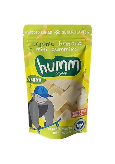 Humm Organic Organik Glutensiz Vegan Muzlu Mini Küpler 30 G