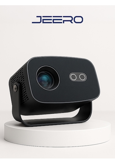 Jeero 4k Smart Cinema Portable Projector Auto Focus / Android Türkçe Menü