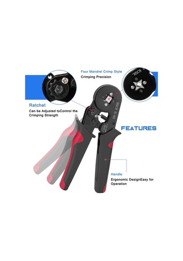 Didadodo Yüksek Kaliteli Ferrule Pense Seti - 1200 Parça Dokümantasyon Dahil Ve Taşıma Çantası