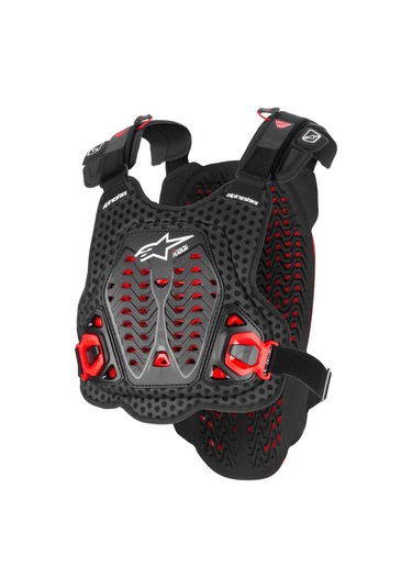 Alpinestars A-5 Plasma Üst Gövde Koruma Siyah Beyaz Kırmızı