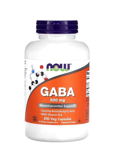 B-6 Vitaminli Gaba, 500 Mg, 200 Bitkisel Kapsül