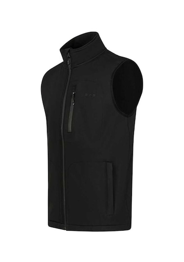 2as Bowen İnce Softshell Erkek Yelek 2asbowufbfw23-siyah