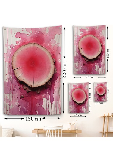 Keşilmiş Kanlı Ağaç Duvar Örtüsü-7653