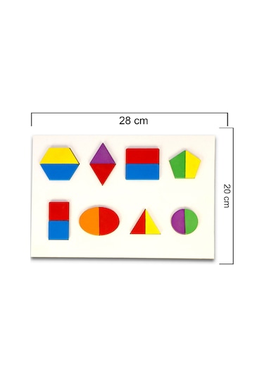 Capellawoodworks Bultak Puzzle Oyunu Geometrik Şekiller