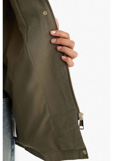 Defacto Su Geçirmez Regular Fit Pamuklu Mont E8696ax25aukh402 Haki Defacto Su Geçirmez Regular Fit Pamuklu Mont E8696ax25aukh402 Haki