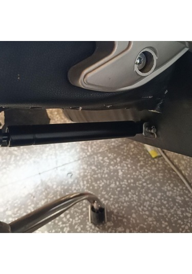 Suntek Ofis Koltuğu Kaldırma Silindiri Kolayca Takılır Siyah Ve Gümüş