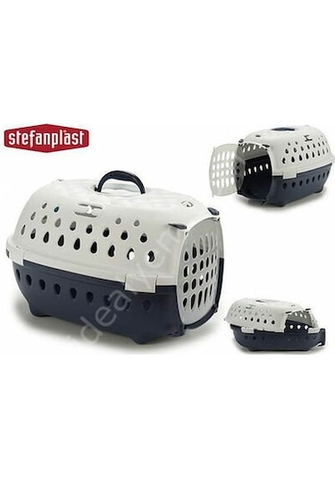 Stefanplast Travel Chic Köpek ve Kedi Taşıma Kafesi Lacivert