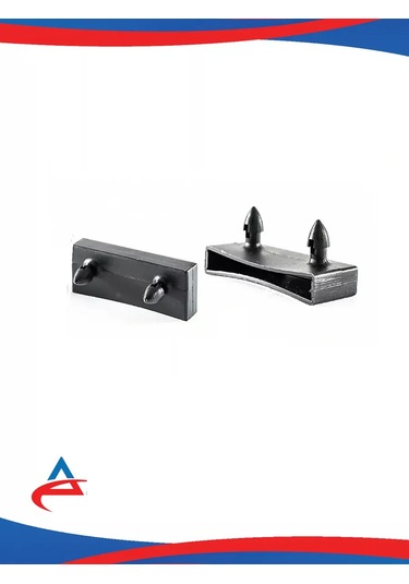 Alistek Lamine İçin 63 Mm Yüzey Montajlı Yatak Lati Tutucu - 10 Adet. 140872585 Siyah