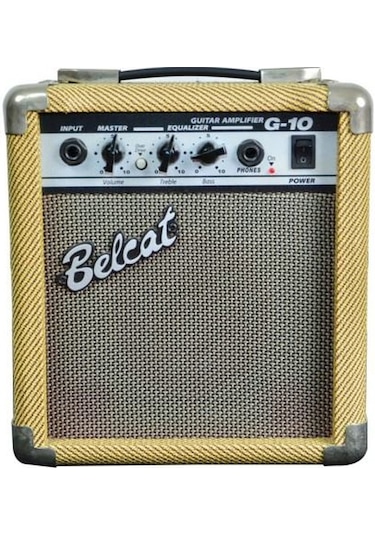 BELCAT G-10YL MODEL 10 WAT SARI RENK GİTAR-SAZ AMFİSİ