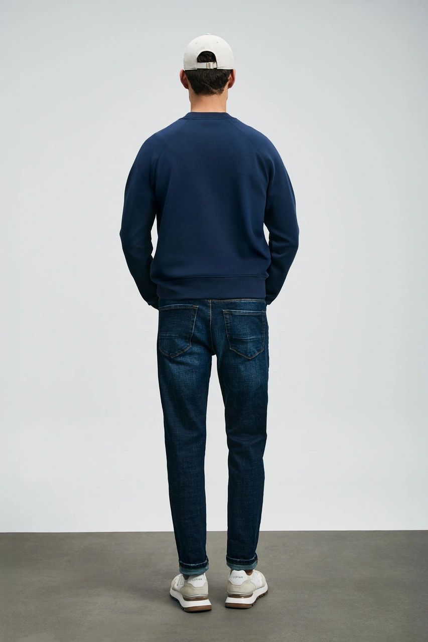 Lufian Erkek Grant Sweatshirt 112030179 Lacivert Lacivert Lufian Erkek Grant Sweatshirt 112030179 Lacivert Lacivert