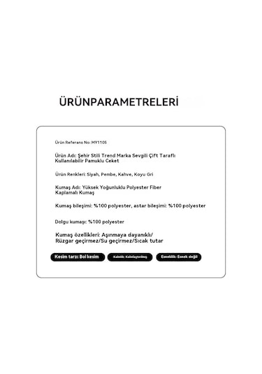 Kışlık Dik Yaka Şişme Mont Erkek Çift Taraflı Bol Pamuklu Dolgulu Ceket Öğrenci Çift Kıyafeti Günlük Sade Pamuklu Dolgulu Mont Pembe