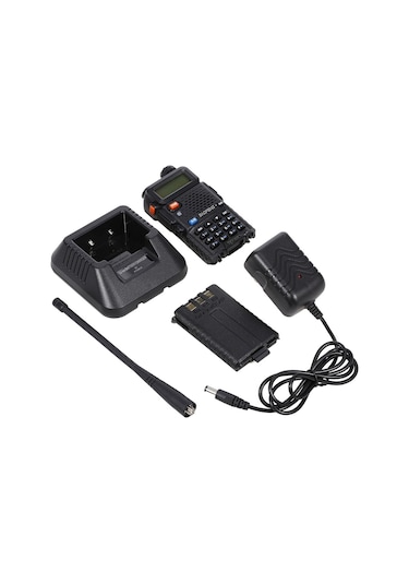 Jokmae "baofeng Bf-uv5r Çift Bant Uzun Menzil Telsiz - 128 Kanal, 5w Güç, Şarj Edilebilir, Taşınabilir"