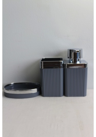 Maxel Mimoza 3 Lü Banyo Seti Y-879 Çok Renkli