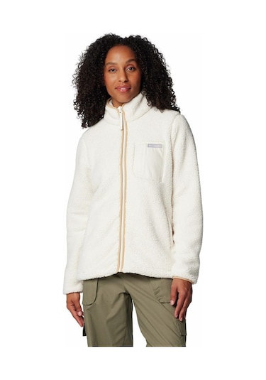 Columbia West Bend Tam Fermuarlı Iı Kadın Polar Üst Ekru Ak5171 001