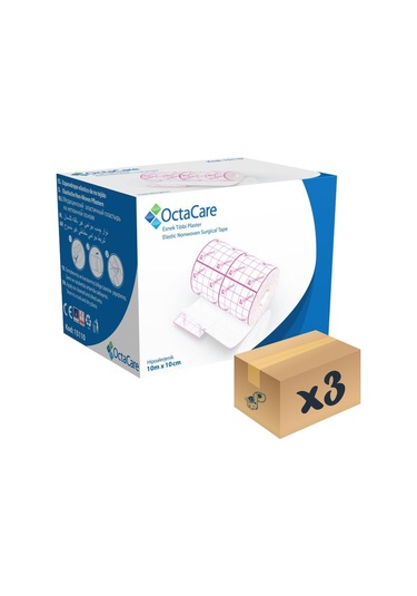 OctaCare Esnek Tıbbi Plaster Fix 10 M x 10 CM 3 Adet