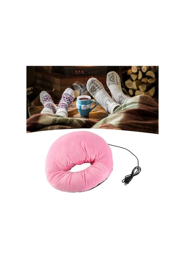 Lemestar Usb Hızlı Isıtıcı Ayak Isıtkısı - Yıkama Uygun, Sabit Sıcaklık, Ev/ofis Kullanıma Uygun, Pembe Renkli Ayak Isıtma Cihazı Açık Pembe