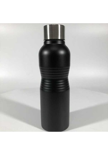 Novahub Paslanmaz Çelik 750ml Matara - Günlük Kullanım İçin Siyah, Spor Ve Seyahat İçin Siyah