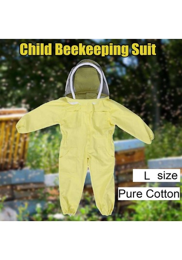Suntek Çocuklar L Için Arıcılık Suit Arıcı Ceketler Tam