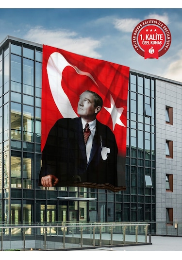 Atatürk Bayrağı 400x600 Cm - Raşel Kumaş 1. Kalite No2 400 x 600 CM