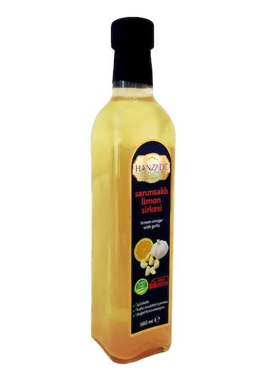 Hanzade Bitkisel Sarımsaklı Limon Sirkesi 3 x 500 ML