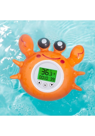 Oda Sıcaklığına Sahip Banyo Termometresi Üç Renkli Turuncu