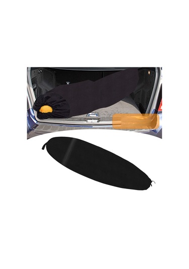 Suntek Hafif Sörf Tahtası Çorap Örtüsü Saklama Işığı 230cmx50cm-siyah Siyah