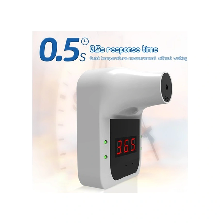 Fortunelane Otomatik Uyarılışlı Hızlı Alın Termometresi - Hassas Duvar Tipi Kızılötesi Ateş Ölçer