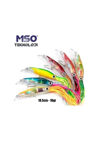 MSO VIP Kalite 18.5CM 18Gr Kalamar Minnow Rapala Yapay Yem