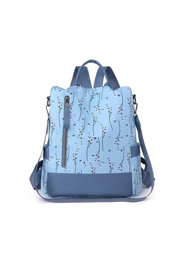 2023 Su Geçirmez Oxford Kadın Sırt Çantası Hırsızlığa Karşı Sırt Çantaları Genç Kızlar İçin Omuz Çantaları Büyük Kapasiteli Seyahat Okul Çantaları Blue