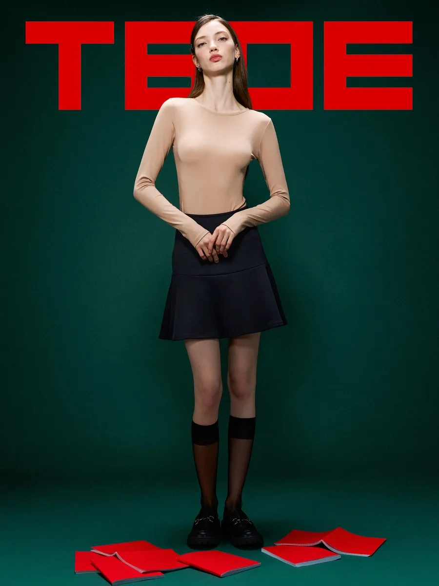 Tvoe Uzun Kollu Askılı Kazak 196406245 Bej