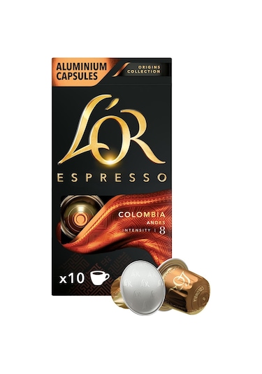 L'or Espresso Origin Colombia 8 Kapsül Kahve 10'lu