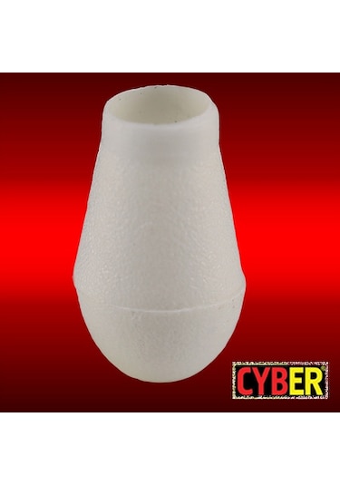 4 Mm Plastik Tel Tapası Beyaz