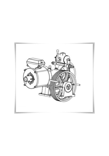 Akiş Mugen Mf1 Pro-E 7.5Kw 480X5X10 800Kg Asansör Makina Motor