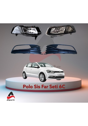 Volkswagen Polo Sis Far Seti Kromlu 6c Kasa 6c0198700 Çift Fonksiyonel