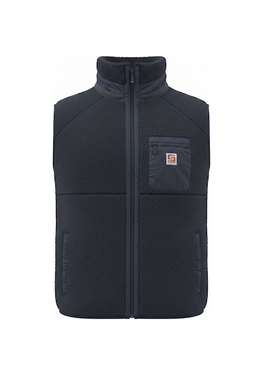 Superfly Men Polar Waıstcoat Spf101222211202 Siyah