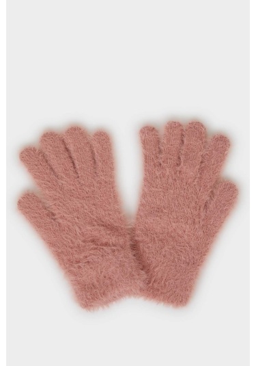 Defacto Kız Çocuk Triko Eldiven A6604a825wnpn1 Pembe
