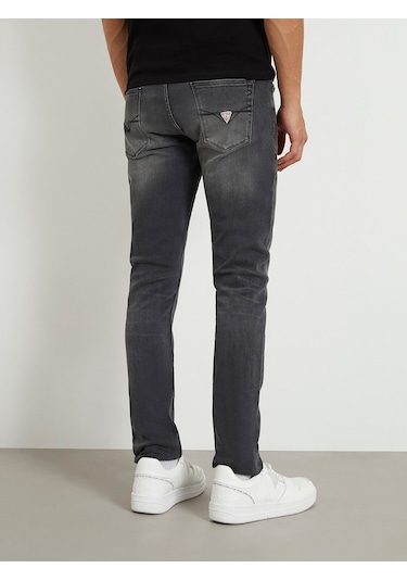 Guess Erkek Christ Skinnt Jean Pantolon - Antrasit 4286896