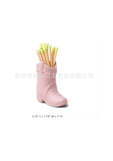 Dianziye Pembe Seramik Bot Şeklinde Çakmak Kutu, Ev Dekoru Ve Saklama Amacıyla, Evde Kullanımı Kolay Ve Konfor Verici, Dayanıklı Malzeme