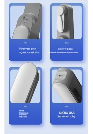 Bigsharp Yeni Mini Usb El Katlanır Küçük Fan Taşınabilir Dilsiz Küçük Fan Şarj Hazinesi Ikisi Bir Arada Yaratıcı  3530 Beyaz