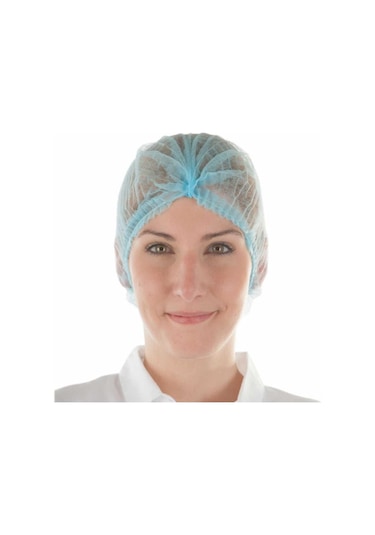 Mege Mavi Tek Kullanımlık Akordeon Bone 100 Adet Mege Çok Renkli