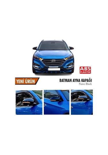 Hyundai Tucson Yarasa Ayna Kapağı Batman Parlak Siyah Piano Black